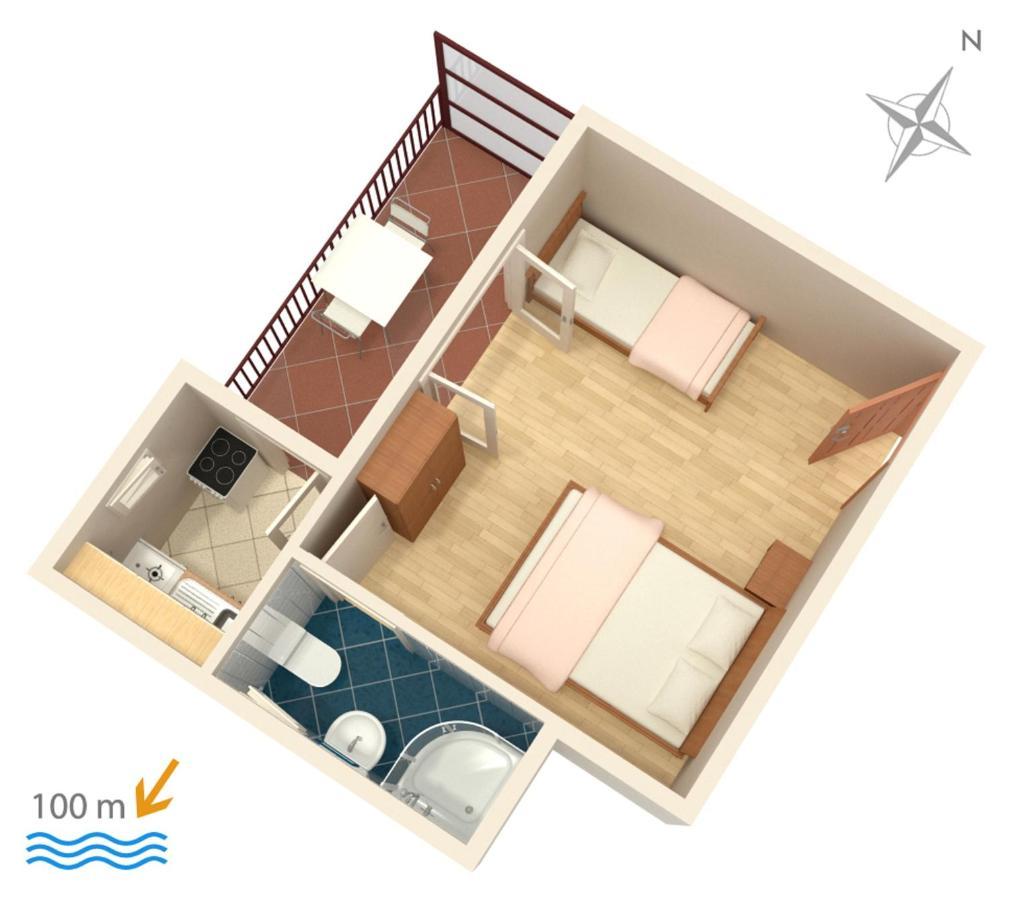 Apartments By The Sea Podaca, Makarska - 515 외부 사진